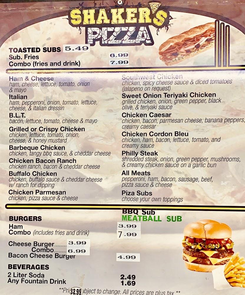 SUGGS CREEK PIZZA Menu image 3