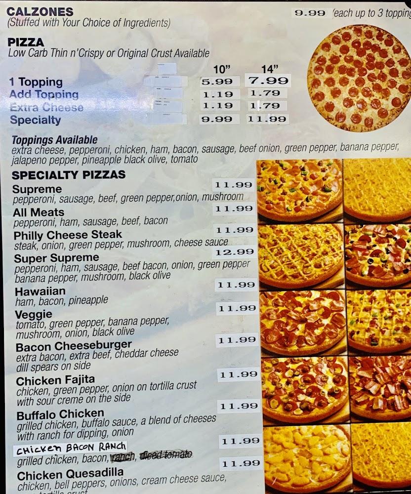 SUGGS CREEK PIZZA Menu image 4